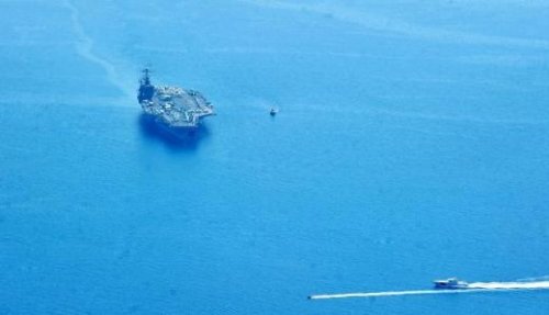 ABD uçak gemisi Antalya'da