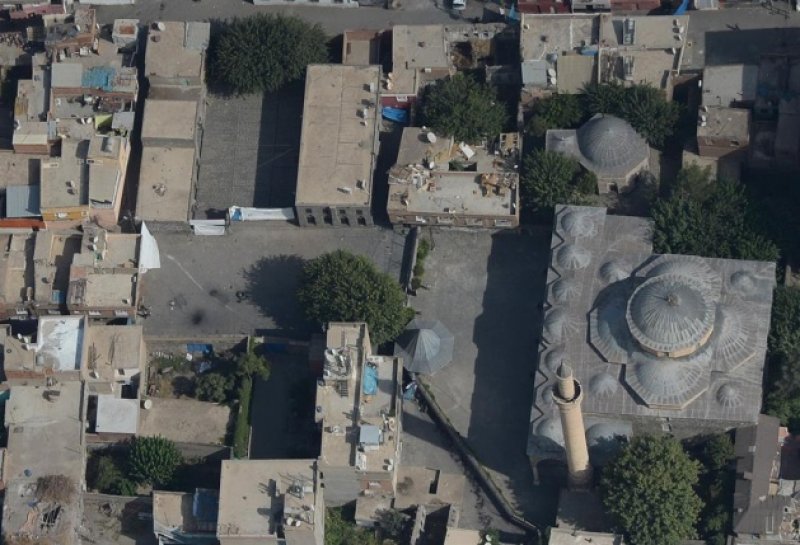 Diyarbakır'ın Sur ilçesi havadan görüntülendi