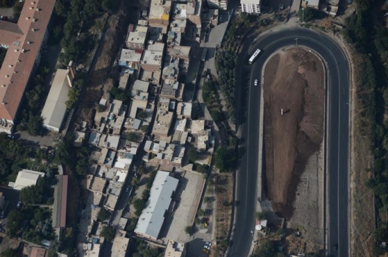 Diyarbakır'ın Sur ilçesi havadan görüntülendi