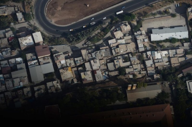 Diyarbakır'ın Sur ilçesi havadan görüntülendi