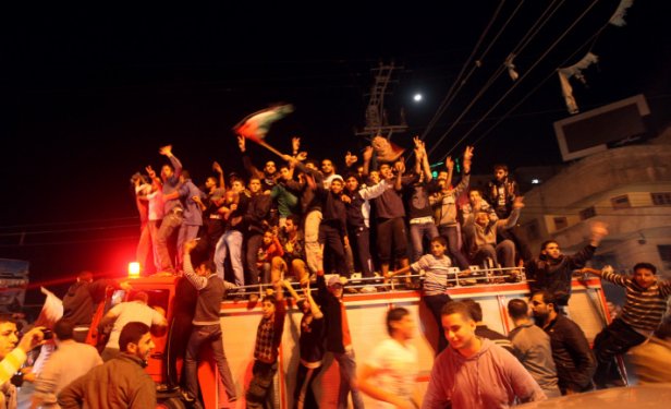 Gazze'de zafer kutlaması