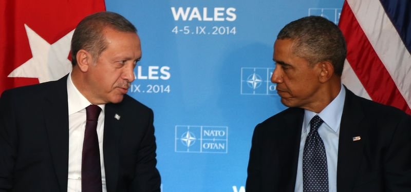 Erdoğan-Obama görüşmesinden kareler