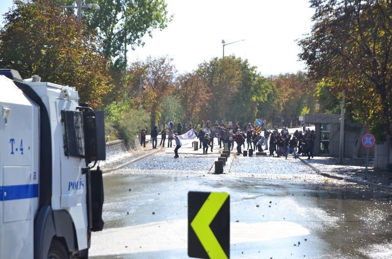 ODTÜ'de Kobani eylemi
