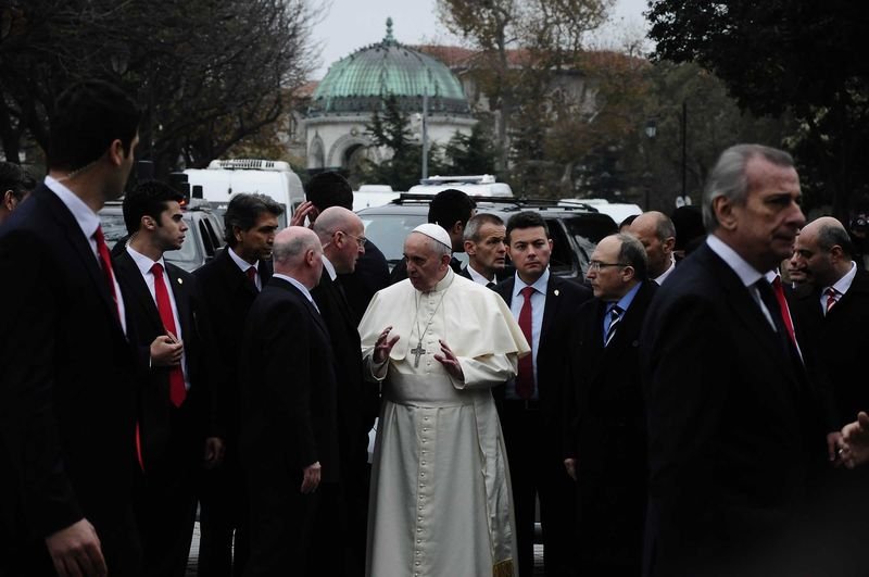 Papa Franciscus  Sultanahmet'te