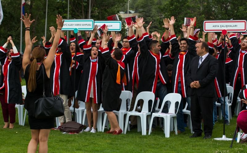 ODTÜ'de mezuniyet töreni yapıldı