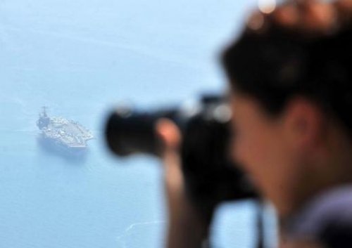 ABD uçak gemisi Antalya'da