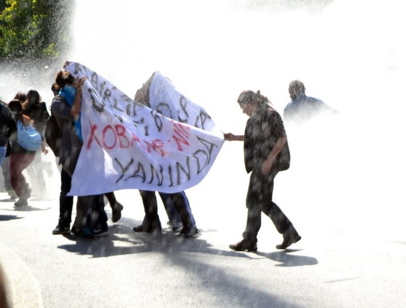 ODTÜ'de Kobani eylemi