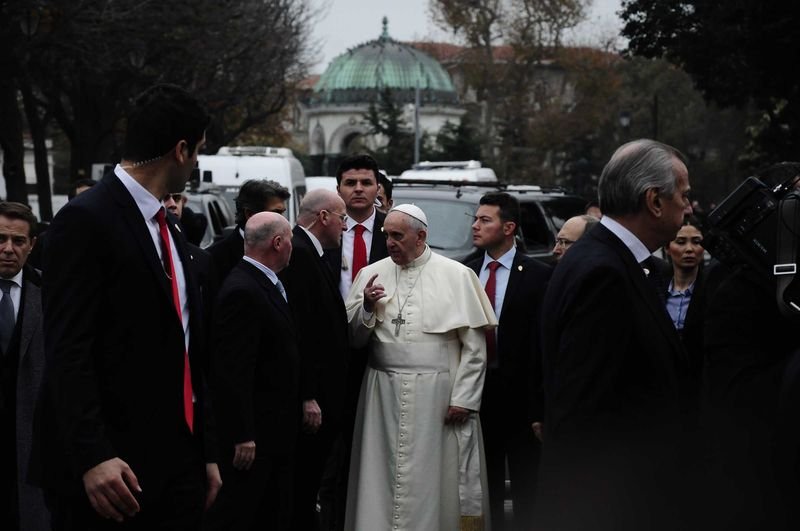 Papa Franciscus  Sultanahmet'te