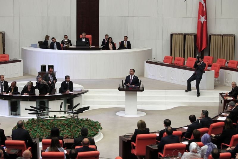 Meclis Başkanlığı oylamasından kareler