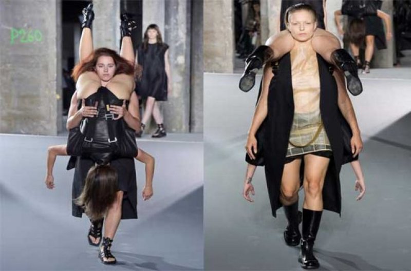 Rick Owens'in tartışma yaratan defilesi 