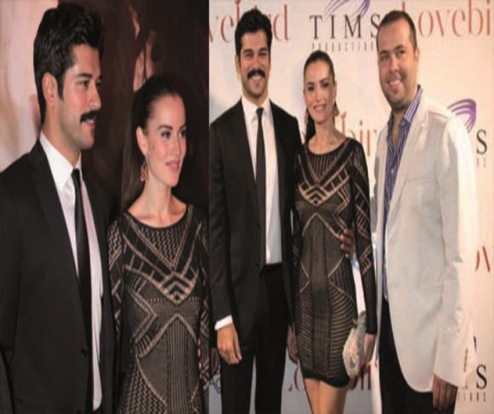 Fahriye ile Burak galaya el ele geldi