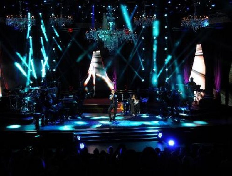 Yağmur altında Tarkan konseri