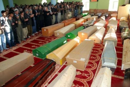 Uludere'de ölenler son yolculuğuna uğurlandı