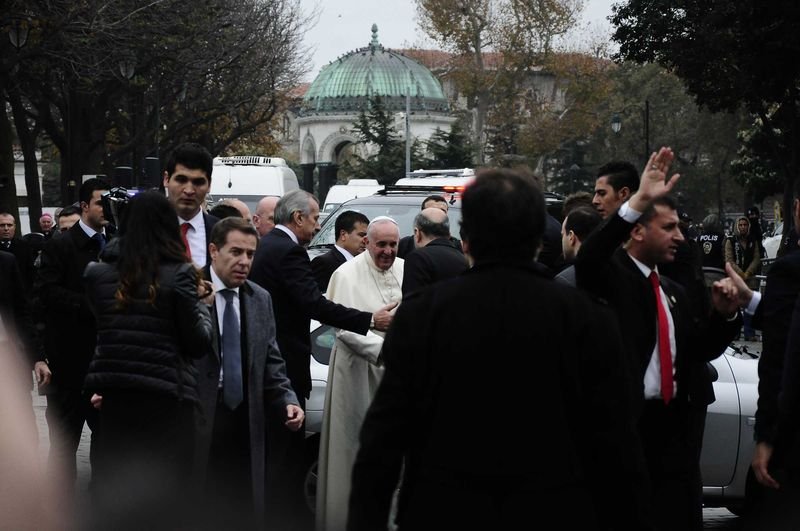Papa Franciscus  Sultanahmet'te