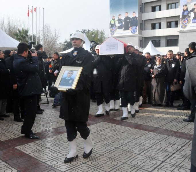 Şehit polis Kenan Kumaş için tören düzenlendi