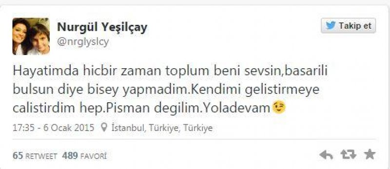 Nurgül Yeşilçay'ın Instagram günlüğü