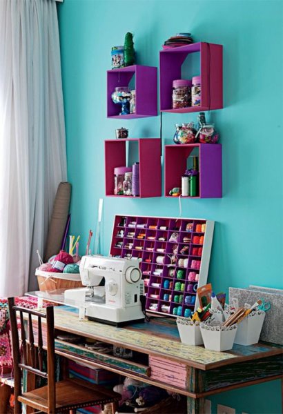 Birbirinden renkli hobi odası tasarımları 
