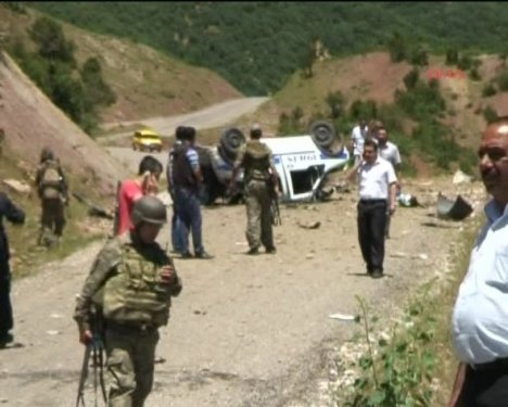 Tunceli'de polis otosuna tuzak