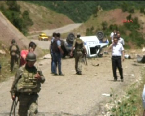 Tunceli'de polis otosuna tuzak