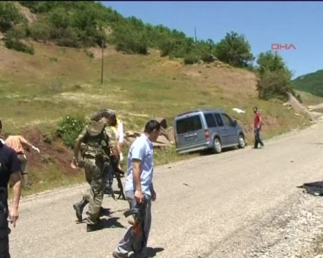 Tunceli'de polis otosuna tuzak
