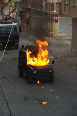 Silopi'de Hatip Dicle protestosu