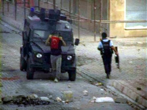 Silopi'de Hatip Dicle protestosu