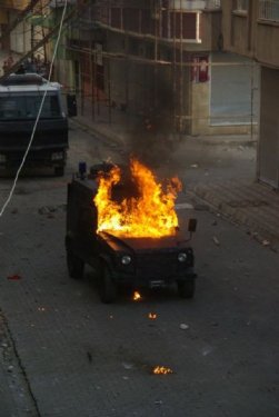 Silopi'de Hatip Dicle protestosu