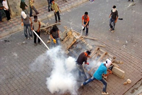 Silopi'de Hatip Dicle protestosu