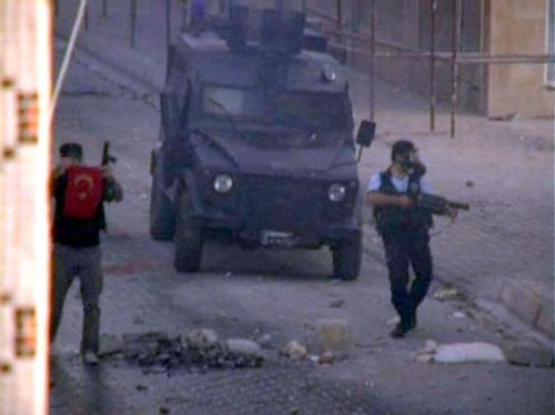 Silopi'de Hatip Dicle protestosu