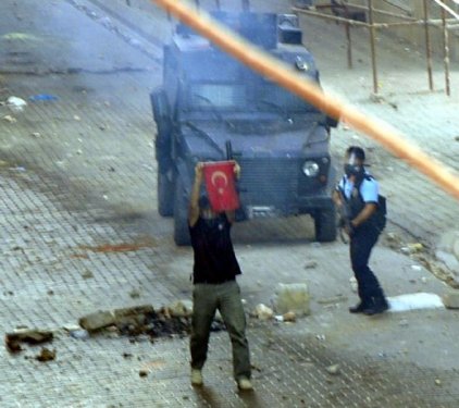 Silopi'de Hatip Dicle protestosu