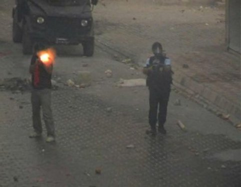 Silopi'de Hatip Dicle protestosu