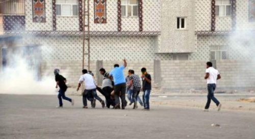 Silopi'de Hatip Dicle protestosu
