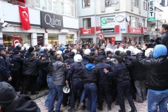 BDP'li vekillerin gittiği Samsun karıştı