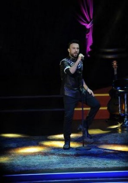 Yağmur altında Tarkan konseri