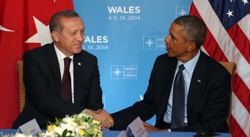 Erdoğan-Obama görüşmesinden kareler