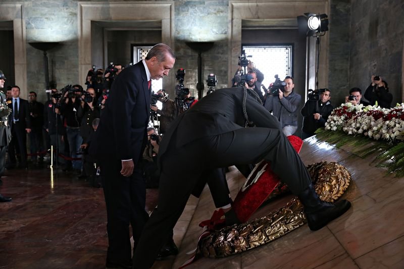 Ankara'da ilk tören Anıtkabir'de