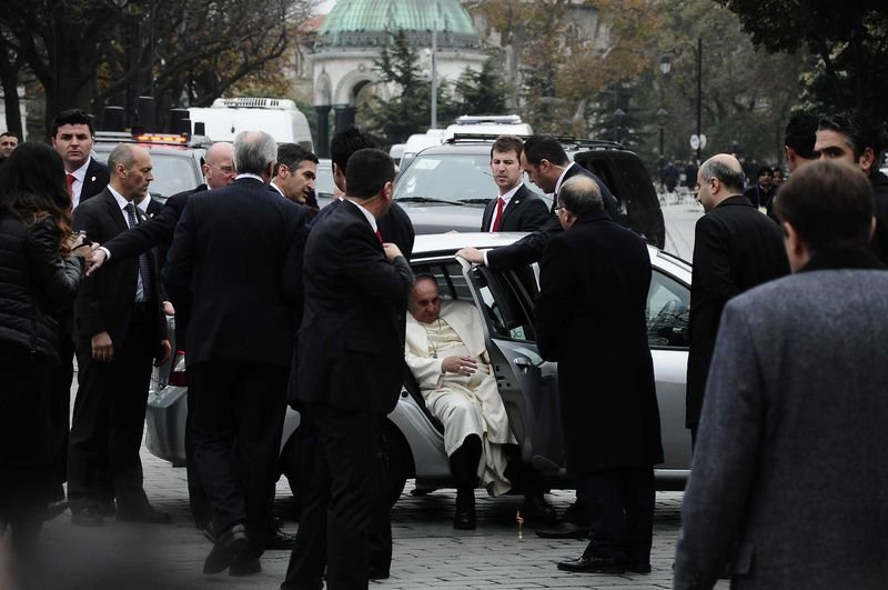 Papa Franciscus  Sultanahmet'te
