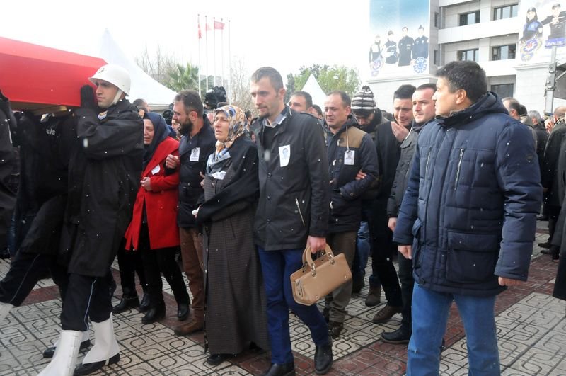 Şehit polis Kenan Kumaş için tören düzenlendi
