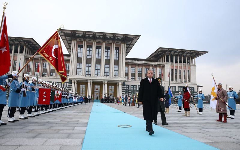 Cumhurbaşkanı Erdoğan Aliyev'i ağırladı