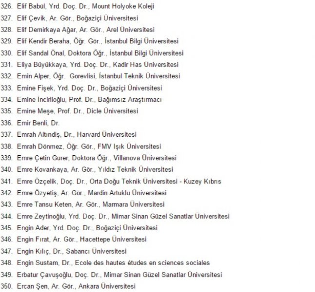 1100 akademisyen askeri polisi katliamla suçladı