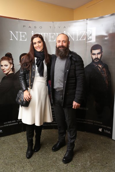 Bergüzar Korel ile Halit Ergenç tango dersi alıyor