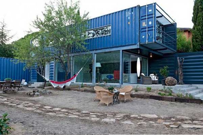 Muhteşem dekorasyonlarıyla konteyner evler 