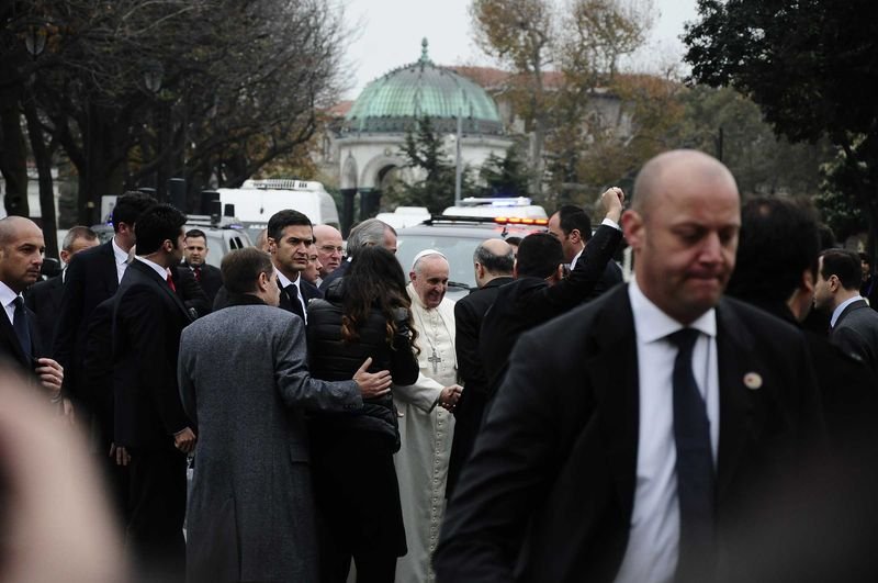 Papa Franciscus  Sultanahmet'te