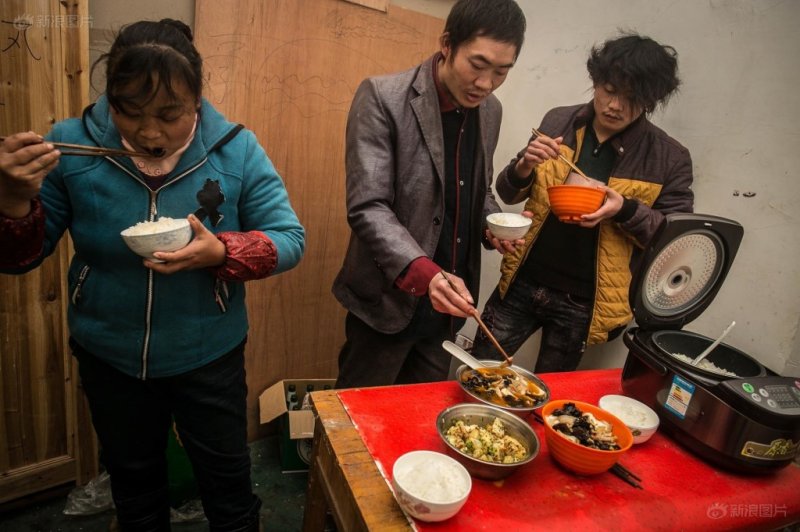 Çin'de bir Noel köyü