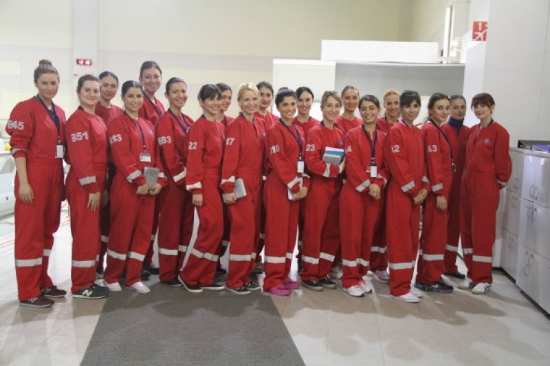 THY Hostes adaylarına zorlu eğitim