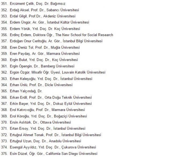 1100 akademisyen askeri polisi katliamla suçladı