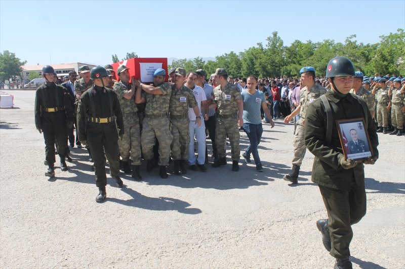 Şırnak Şehitleri için askeri tören