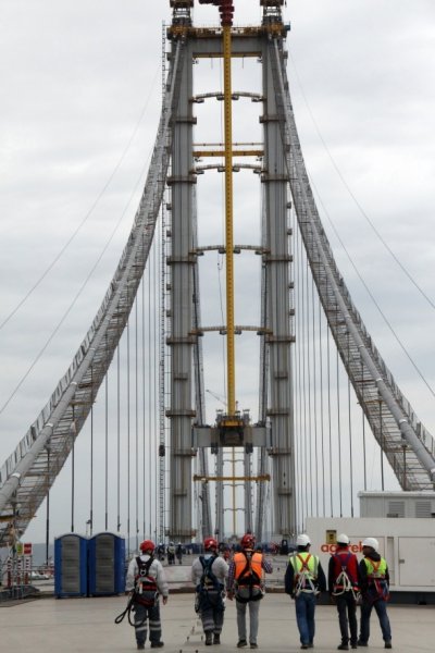 Körfez Geçiş Köprüsü'nde son 340 metre