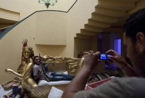Kaddafi ve ailesinin çok özel fotoğrafları