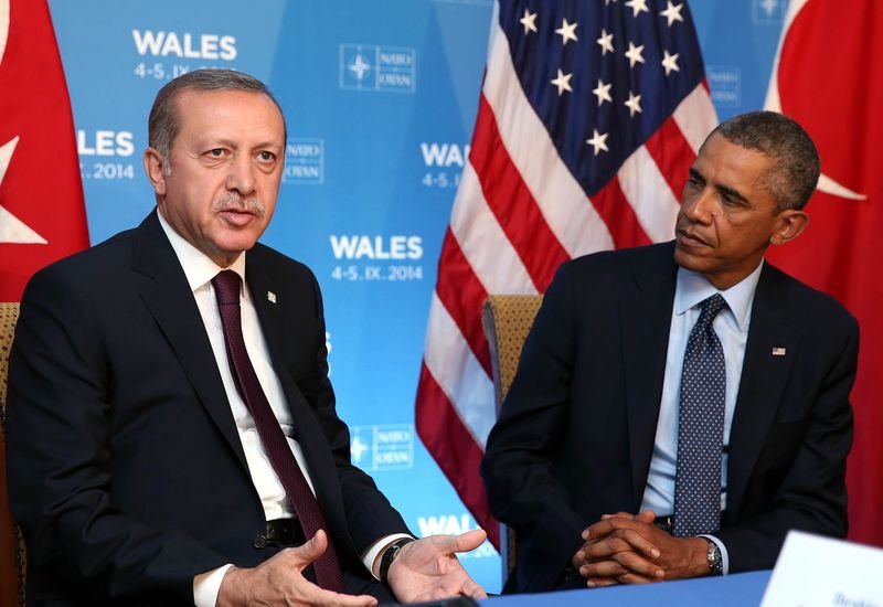 Erdoğan-Obama görüşmesinden kareler